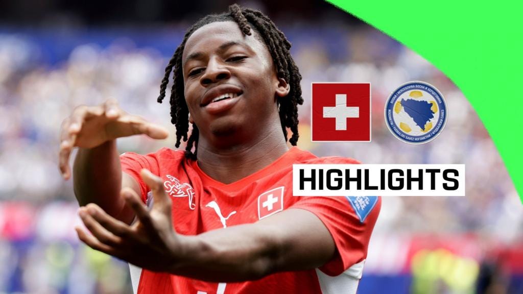 Manzambi Cetak Brace 166 Detik, Swiss Bantai Bosnia 4-1 di Piala Dunia