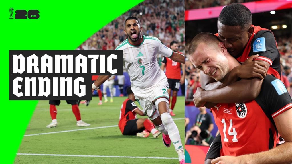 Drama Injury Time: Aljazair dan Austria Imbang 3-3, Keduanya Lolos 32 Besar