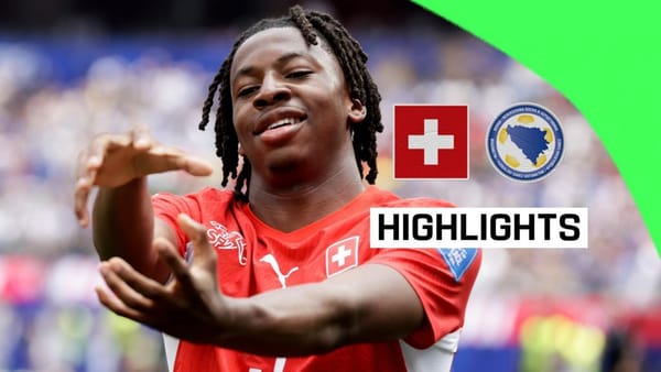 Manzambi Cetak Brace 166 Detik, Swiss Bantai Bosnia 4-1 di Piala Dunia