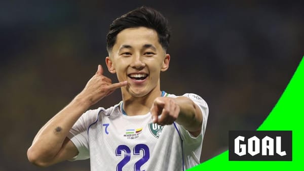 Fayzullaev Cetak Gol Bersejarah Pertama Uzbekistan di Piala Dunia